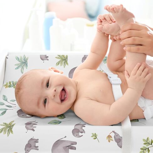 Sweet Jojo Designs Dog Boy Girl Unisex/Gender Neutral Baby Changing Pad Cover Sheet Infant Newborn Diaper Table Change Mat Cover Grey Taupe Blue Modern Puppy Pet Watercolor Puppies Bulldog Paw Print in Kuwait