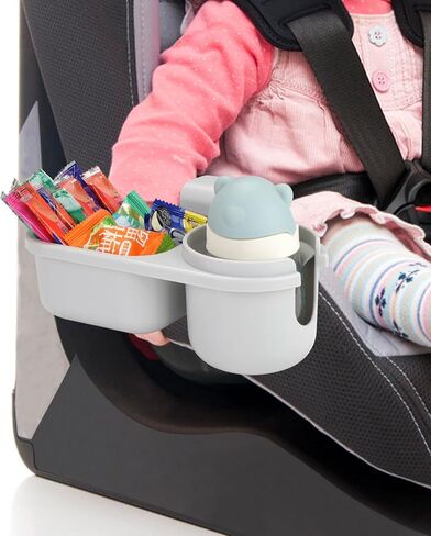 Accmor Child Cup Holder Snack Tray for Convertible Car Seats, Stroller Walker Universal Cup Holder Tray for Car Seat, Child Cup Holder Compatible with Most Car Seat Models in Kuwait