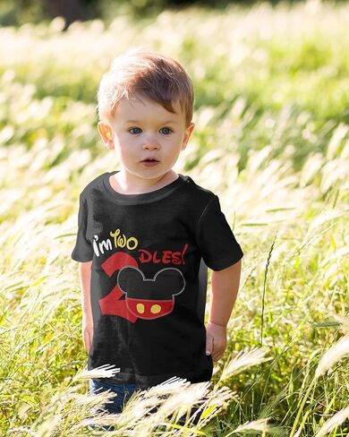 Luke and Lulu 2nd Birthday Shirt Boy - Mouse Themed Birthday Boy Shirt 2 - Premium 2nd Birthday Outfit Boy - Two Shirt in Kuwait