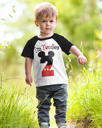 Luke and Lulu 2nd Birthday Shirt Boy - Mouse Themed Birthday Boy Shirt 2 - Premium 2nd Birthday Outfit Boy - Two Shirt in Kuwait
