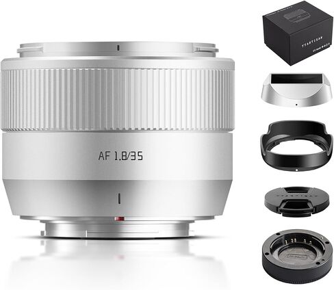 TTArtisan Auto Focus 35mm F1.8 Mark II APS-C Lens, 35mm F/1.8 AF Portrait Lenses for Fuji X-A2 X-A5 X-A7 X-H1 X-T100 X-T20 X-T3 X-T30 X-T30II X-T4 XT-50 X-Pro3 X-E3 X-E4 X-S10 X-M1 X-M5 in Saudi Arabia