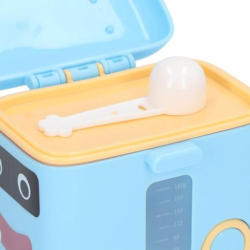 Large Size Milk Powder Dispenser with Strengthen Sealing, Comfortable Handle for Travel, Multifunction for Snacks, Excellent (Orange Red) in Saudi Arabia