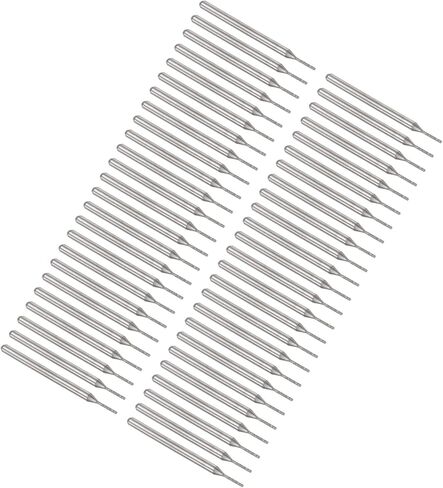 50pcs بت من طحن الماس - [1.5 مم ديا 120 GRTIs] أسطوانة رأس الحفر الأداة الدورانية لنحت تلميع استخدام | 3mm جولة ساق in Kuwait