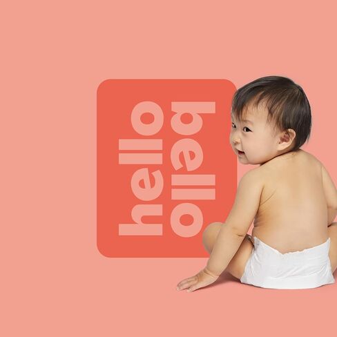 مرحبًا Bello حفاضات ، حجم 2 (10-16 رطل) النجوم ، 30 عدد من حفاضات الأطفال المتاحين المتاحين ، hypoallergenic مع شعور ناعم يشبه القماش in Kuwait