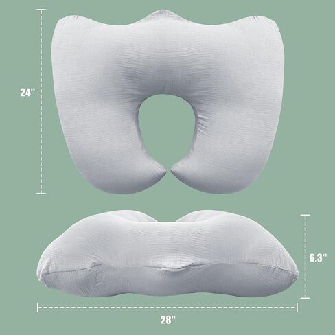 وسادة تمريض الشاش للرضاعة الطبيعية ، تغطية القطن بنسبة 100 ٪ وسائد الرضاعة الطبيعية الأصلية زائد الحجم لمزيد in Kuwait