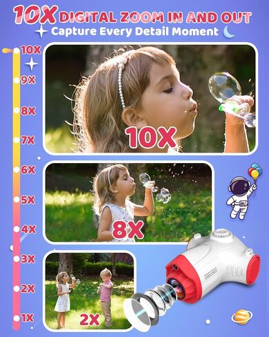 كاميرا للأطفال ، كاميرا للأطفال مع ترايبود ، إسقاط الدعم ، التصوير الفوتوغرافي 48 ميجابكسل ، تسجيل فيديو 1080 بكسل ، هدايا عيد ميلاد الكاميرا الرقمية للأطفال للبنين الفتيات 3+ (وردي) in Kuwait