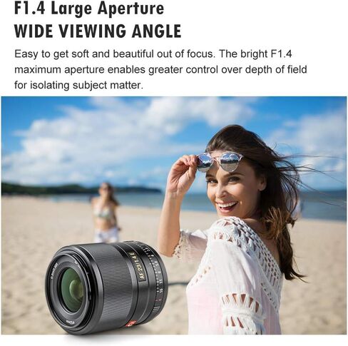 VILTROX 28mm F4.5 E-Mount Ultra-Thin Pancake Lens Auto Focus 28 mm f/4.5 FE Chips-Size Full Frame Wide Angle Lens for Sony a7 a7R a7S a7C a7RII a7SII a7SIII a7III a7RIII a7IV a7RIV a9 a9II in Saudi Arabia