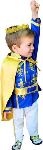 بدلة Baby Boys Prince - مجموعة بدلة صغار رسمية مريحة وأنيقة - الزي الملكي الأنيق للمناسبات الخاصة - مثالية لحفلات الزفاف والحفلات | (9-12 شهرًا in Kuwait