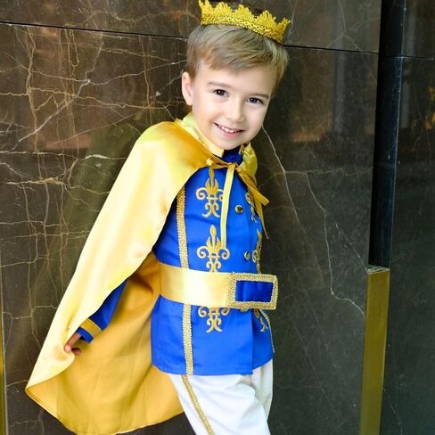 بدلة Baby Boys Prince - مجموعة بدلة صغار رسمية مريحة وأنيقة - الزي الملكي الأنيق للمناسبات الخاصة - مثالية لحفلات الزفاف والحفلات | (9-12 شهرًا in Kuwait