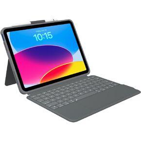AUSDOM iPad 10th Generation Keyboard Case: Bluetooth Rechargeable Magic-Style Keyboard Folio with Built-in Trackpad, Backlit Keys, Magnetically Detachable Two-Piece Design for 10.9-inch iPad 10th Gen in Kuwait