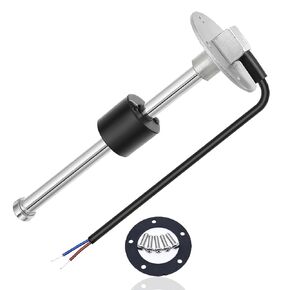 8"(200mm) Marine & Truck Fuel Tank Sending Unit with 240-33 ohms - Fuel Level Sensor for Gas & Water Tank, Fuel Gauge Sender for Boats, Cars & Trucks