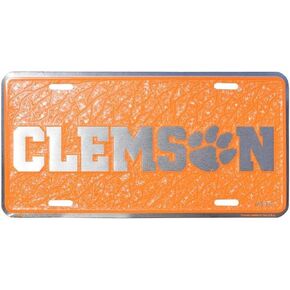 HangTime Clemson University - Clemson Tigers Mosaic License Plate