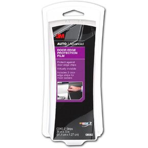 3M 08582-3PK 36" Door Edge Protection Film, (3 Packs of 2 Strips)