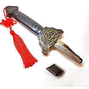 Chinese Sword Tai Chi Sword Kung Fu Martial Arts Retractable Magic Sword for Exercises Performance Halloween