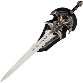 Medieval Depot - Frostmourne Lich King Replica Sword (Stainless Steel) - 47" Overall, with Display Plaque