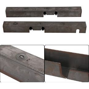 KUAFU Center Skid Plates Repair Sections Frame Compatible with 1987-1995 Jeep Wrangler YJ Driver Side and Passenger Side RH&LH