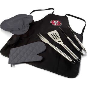 Picnic TIME NFL BBQ Apron Tote Pro Grill Set