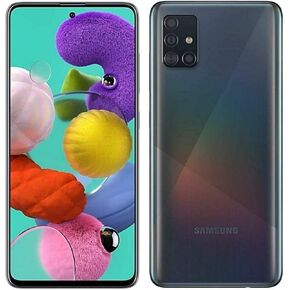 Samsung Galaxy A51 128GB 6.5" 4G LTE مفتوح، أسود (متجدد)