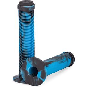 Ronin Grip with Flange - Flanged BMX Bike and Scooter Handlebar Grips with End Plugs - Multiple Color Options