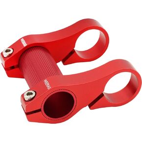 Double-Stem 25.4mm Handlebar Riser Adapter Ultralight Bike for Folding Bike