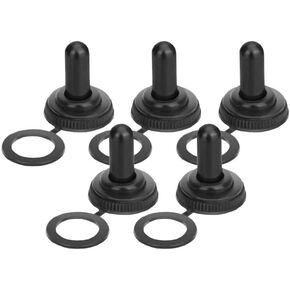 MGI SpeedWare Waterproof Rubber Boot Covers for Toggle Switch, 12mm Thread 5-Pack