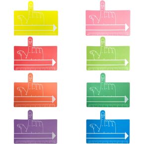Finger Focus Spacer,24Pcs Kids Finger Spacers,Colorful Guided Reading Strips, Dyslexia Tools for Kids, Handwriting Tool Writing Spacers for Kids,Home School Classroom Supplies