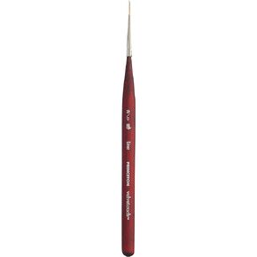 Princeton Velvetouch, Series 3950, Paint Brush for Acrylic, Oil and Watercolor, Long Round, 6