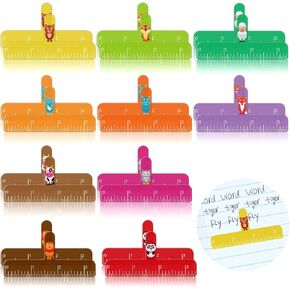 20 Pack One Finger Spacer Handwriting Tool Writing Spacers for Kids Colorful Dyslexia Tools Handwriting Spacer for Writing Tools for School Office Kids Adults, 10 Colors (Cute Style)