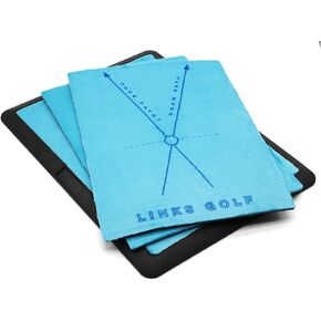 Premium Impact Golf Mat + Replacement Mat - Instant Swing Path Feedback Practice Mat - Advanced Swing Guides, Custom Colors - Divot Board with Heavy Duty Rubber Backing