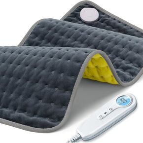 Heating Pad for Back/Shoulder Pain Relief,XXL Electric Heating Pads for Cramps with 6 Heat Settings, Auto Off, Moist Heat Options,Washable, 20"x24" Gifts for Men,Women,Mom,Dad (XXLarge)