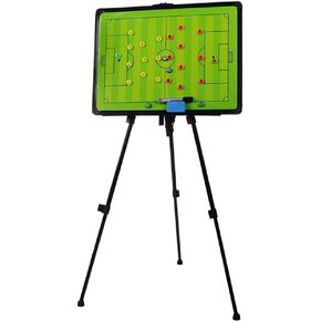 Soccer Coaching Board, Big Tri-pod Football Tactic Board, Strategy Game Plan White Board Clipboard, Huge Size Training Equipment with Tripod Stand and Carrying Bag