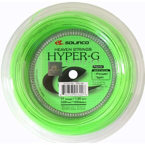 Solinco Hyper G 16L (125 mm) Lime Green Mini Reel (328 Foot)