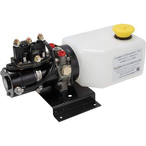 Lippert Hydraulic Power Unit with 2QT Pump Reservoir Kit - 141111, WHITE,BLACK (Cap color may vary)