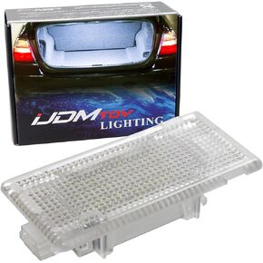 iJDMTOY Super Bright 2W High Power Xenon White Full LED Trunk Cargo Area Light Assembly Compatible With BMW 3 5 6 7 Series X1 X5 MINI, Powered by 24-SMD LED Diodes & CAN-bus Error Free