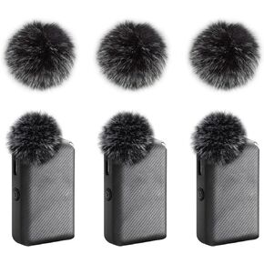 6 قطع من واقي الرياح للميكروفون DJI MIC اللاسلكي، غطاء ميكروفون لاسلكي، فلتر بوب فروي in Kuwait