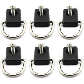 Kayak D Ring with Screw Kit Canoe Boat Fishing Rigging Sailing Camping Hardware Accessories Safety Deck Loop Mounting Tie Down Kit