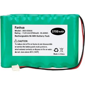 Battery Replacement for 300-03866 Honeywell Alarm Lynx 5100, 5200, 5210, Lynx Touch 7000, Lyric Controller, Lyric Keypad LCP500-L LYNXRCHKIT-SHA ADT Ademco System 7.2V, 3700mAh