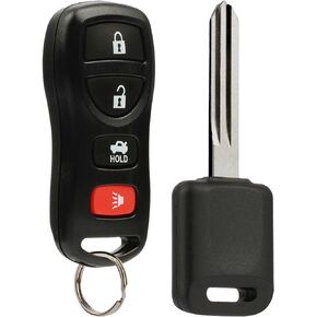 Car Key Fob Keyless Entry Remote with Ignition Key fits KBRASTU15 4-Btn