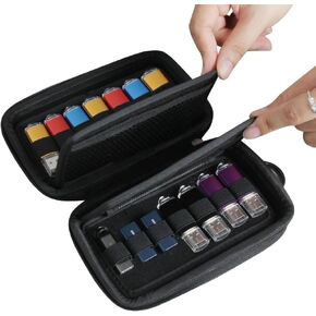 Hermitshell Portable Waterproof Shockproof Electronic Accessories Organizer Case for 14 USB Flash Drive+ 12 Memory Card SD +USB MIDI Cable