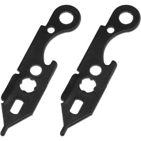 Dart Wrench Tools Dart Tip Removal Tools for Loading and Unloading Aluminum Dart Rod Dart Tips (Black) -2PCS
