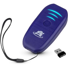 ScanAvenger Portable Mini-Wireless Bluetooth Barcode Scanner: Hand Scanners - Cordless, Rechargeable 1D & 2D Scan Gun for Inventory Management Wireless, Handheld USB QR (1D&2D Mini Barcode Scanner)