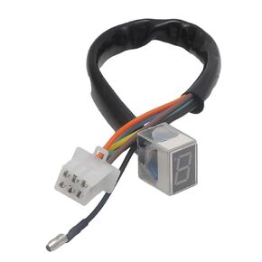 Solution Universal Motorcycle 6 Speed Gear Indicator LED Digital Display Speedometer Shift Lever Sensor Gear Indicator System