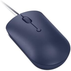 Lenovo 400 USB-C Compact Wired Mouse – Pocket Friendly Portable Mouse for Notebook or Large Computer Monitor, Black