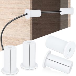 4 قطع طقم توجيه كابل فتحة الحائط لـ Starlink، تغذية كابل السيليكون من خلال البطانات حلقات الحائط لكابل 1 بوصة كم واقي لأجهزة توجيه كابل Starlink ومحول كابل إيثرنت (أبيض) in Kuwait