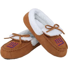 FOCO Boys NFL Team Logo Moccasin Slippers