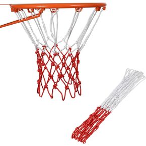 Basketball Net Replacement, Outdoor Upgrade Thick Professional Basketball Nets Heavy Duty,All Weather Anti Whip,Fits Standard Indoor and Outdoor 12-Loop Rims