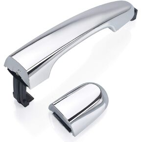 FAERSI Exterior Door Handle Rear Right Passenger Side Chrome Handle Compatible with Kia Sorento 2011 2012 2013 2014 2015, OE 826512P010 836622P010