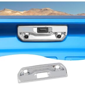 Hoolcar Tailgate Handle Cover Rear Door Handle Trim Compatible with Chevrolet Silverado GMC Sierra 2019-2023, Exterior Accessories, Chrome