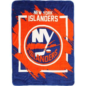 Northwest NHL New York Islanders Micro Raschel Throw Blanket, 46" x 60", Dimensional in Saudi Arabia