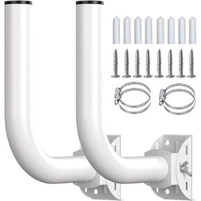 Pole Mount Bracket for Wireless Bridge Point to Point ,Tp Link Mounting Bracket Outdoor Access Point Mounting Pole and Universal Antenna Wall Mount Bracket (2 Pack)